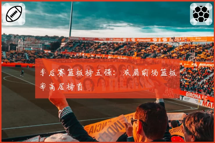 季后赛篮板榜五强：浓眉前场篮板率高居榜首